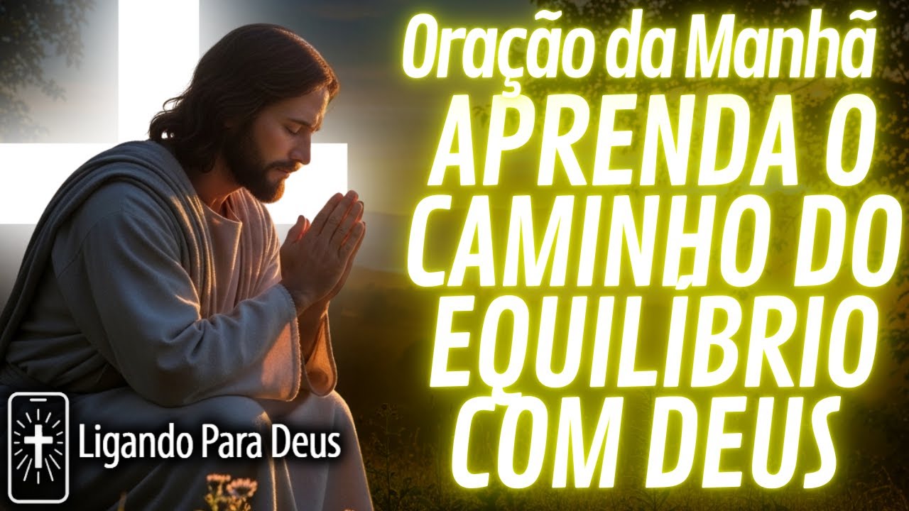 DEUS ENSINA MODERAÇÃO E PAZ PARA SEU DIA HOJE | Oração da Manhã