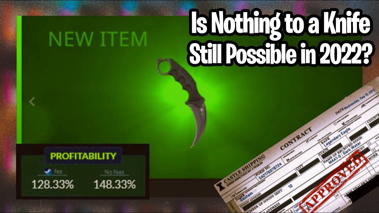 Nothing to a Knife with Trade ups #4 (CSGO)