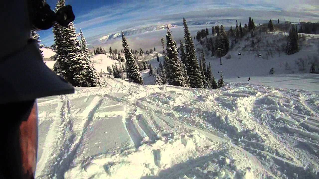 Snowbasin Fresh Powder Day