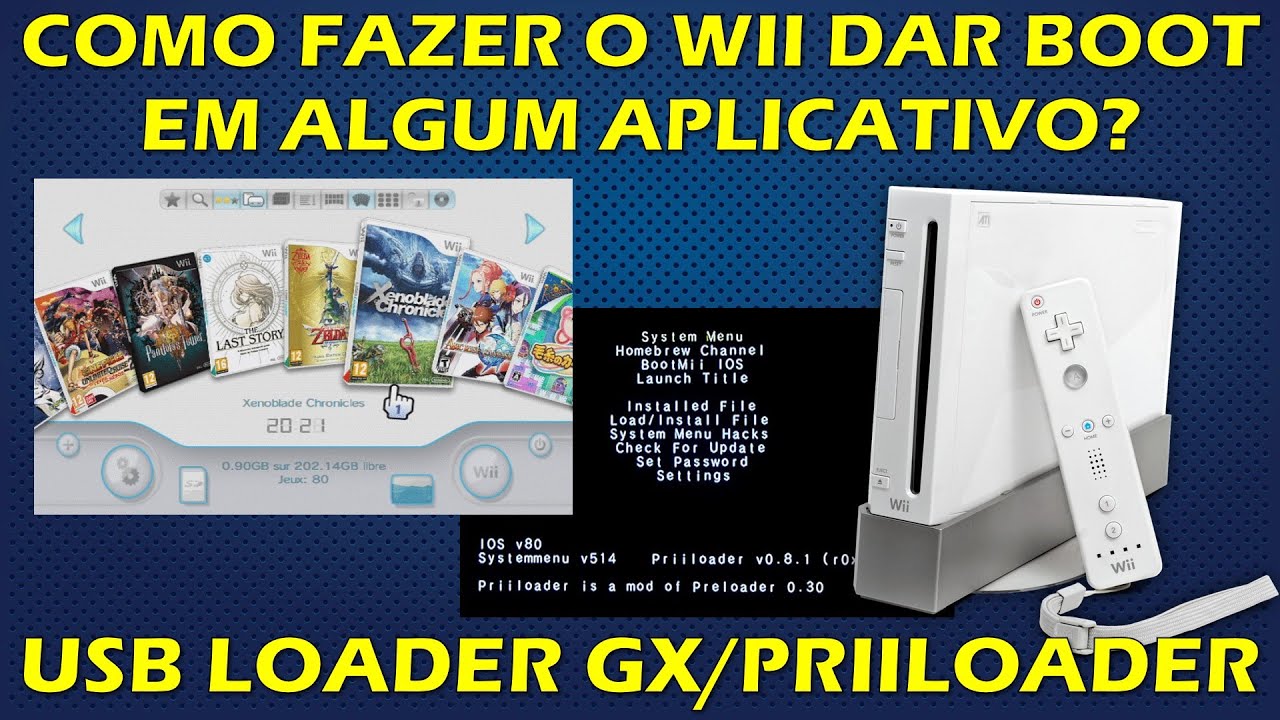 COMO MUDAR O BOOT DO NINTENDO WII PARA O USB LOADER OU HOMEBREW CHANNEL? LIGAR O WII EM OUTRO APP