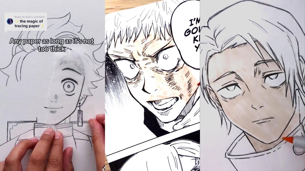🖌️🎨Art drawing  tiktok compilations  ~ 😍Anime  #158