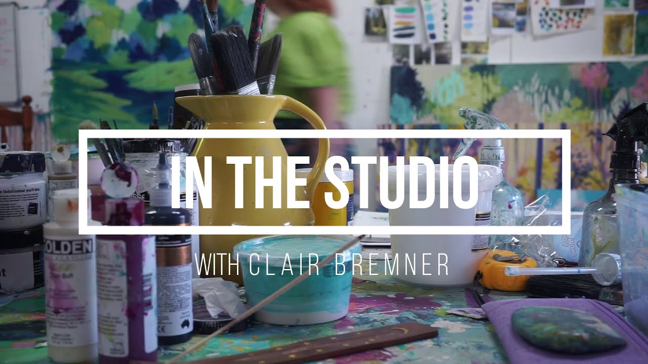 In the studio with Clair Bremner