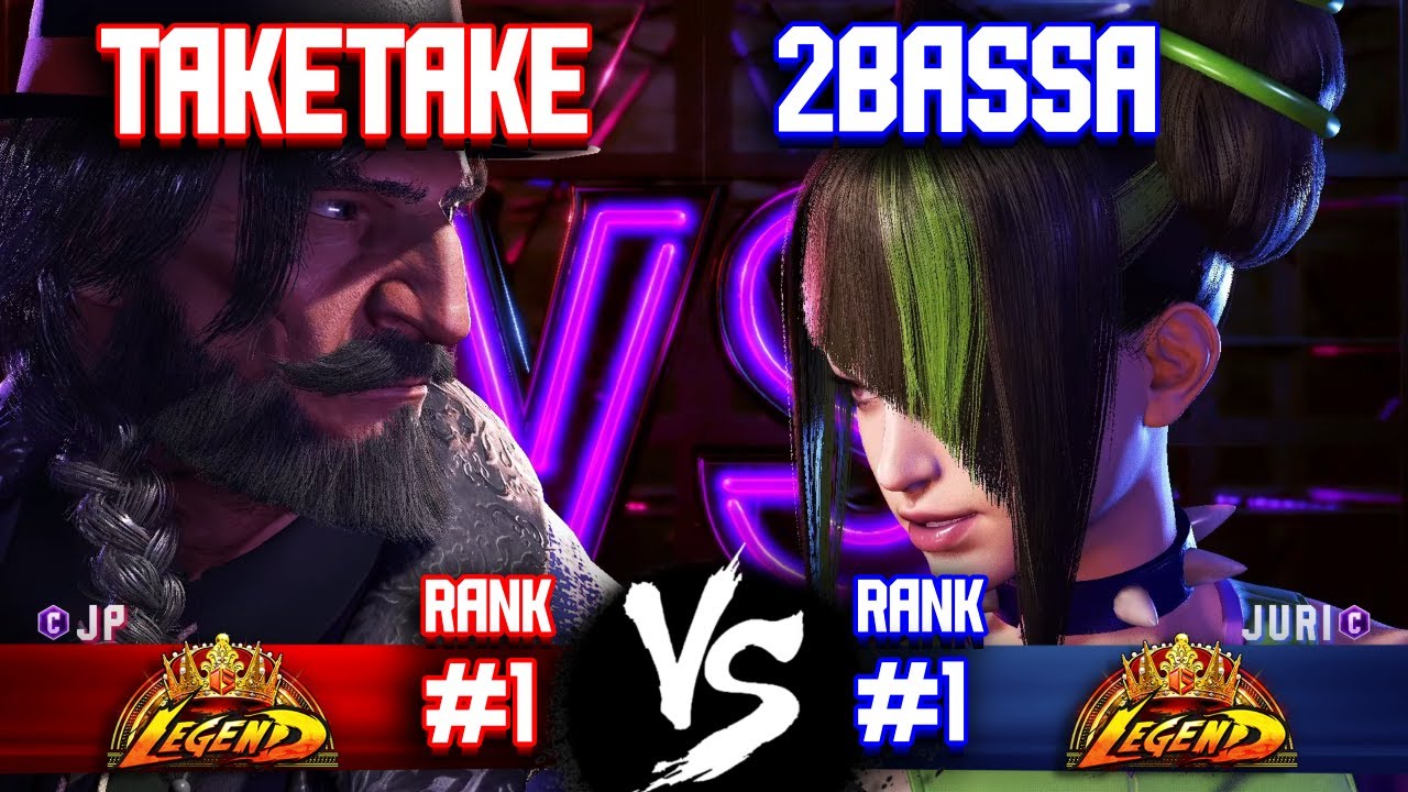 SF6 ▰ TAKETAKE PIANO (#1 Rank JP) vs 2BASSA (#1 Rank Juri) ▰ High Level Gameplay