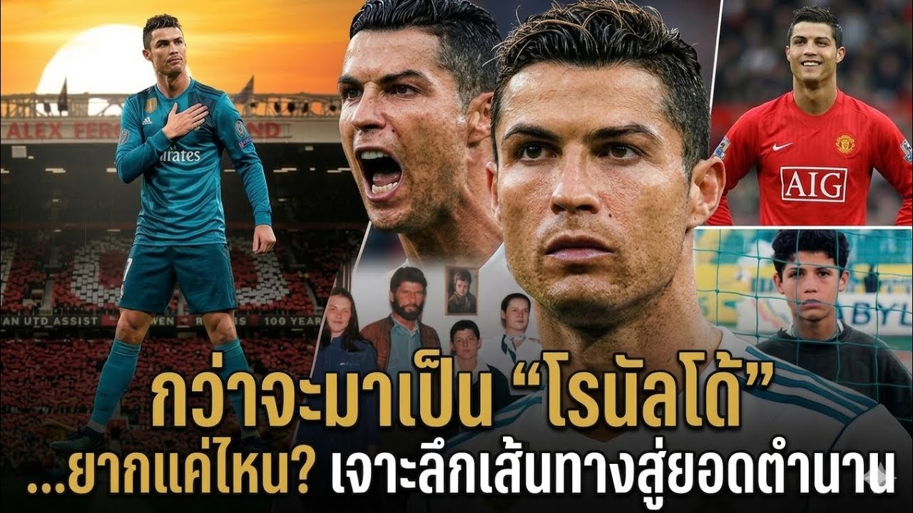 กว่าจะมาเป็น “โรนัลโด้” …ยากแค่ไหน? เจาะลึกเส้นทางสู่ยอดตำนาน | DNAลูกหนัง - Football 