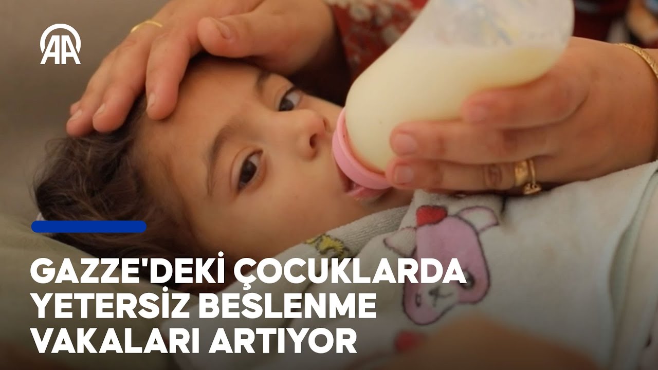 İsrail ambargosu nedeniyle Gazze'deki çocuklarda yetersiz beslenme vakaları artıyor