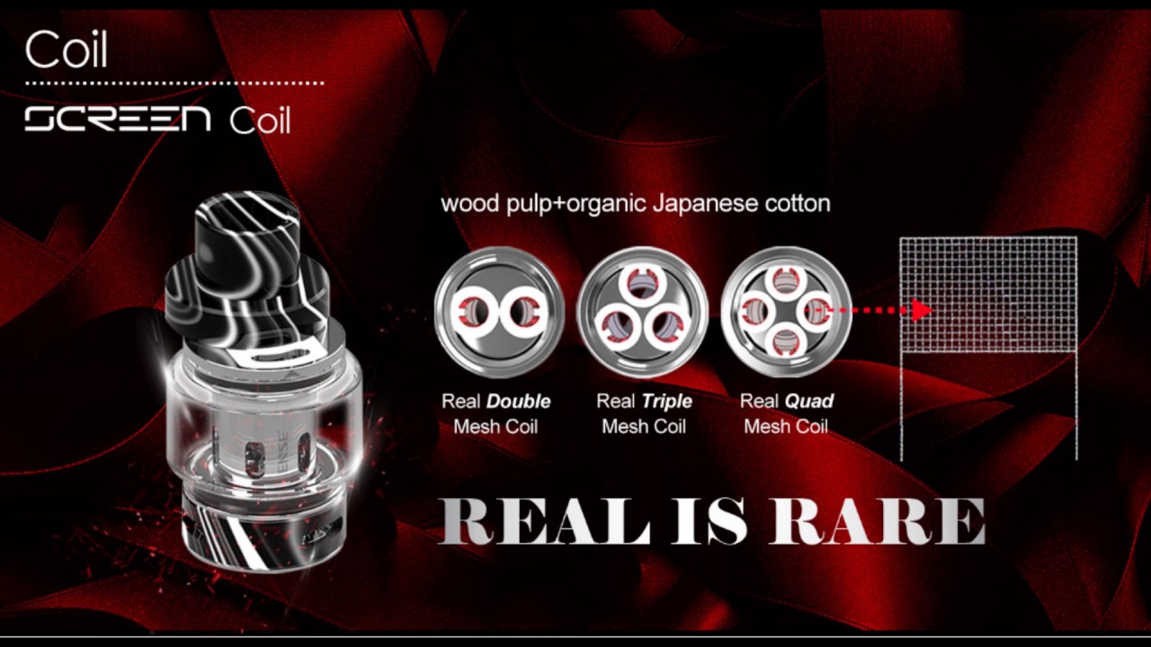 Sense Screen Tank with Double/triple mesh coils | BestVapeGears