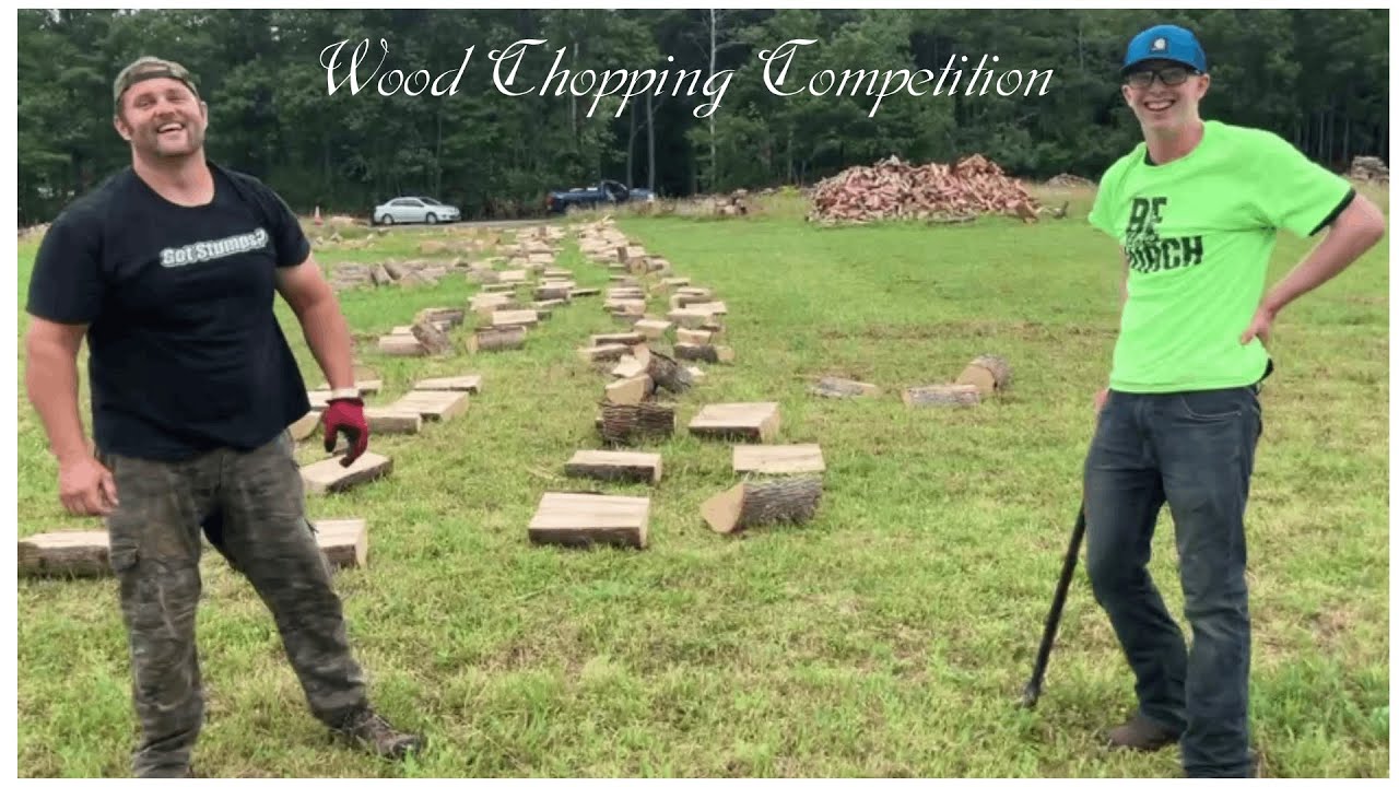 Chopping Wood Competition!