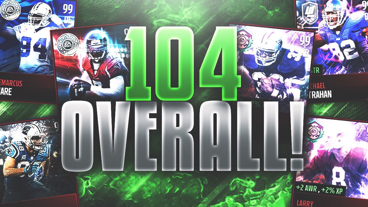 104 OVERALL TEAM! Highest Overall Squad in Madden Mobile 17!