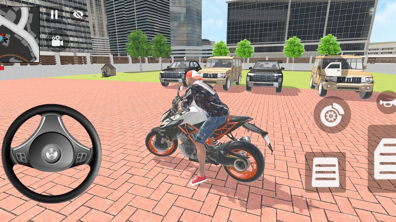 🎮Franklin order by 2️⃣ jeebs and 2️⃣ black cars in Indian Thef Aura Riders Simulator!!!! 🎮