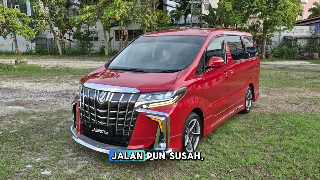 TOYOTA ALPHARD ANH10/15 CONVERT TO FACELIFT AGH35 BODY PARTS AND BODY KIT (J-EMOTION DESIGN)