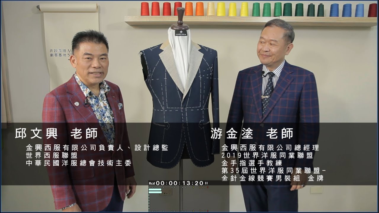 【2020數位教材】單排釦雙叉上班服