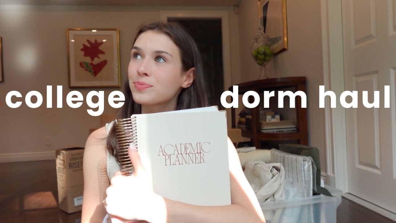 COLLEGE DORM HAUL 2025 I freshman year!