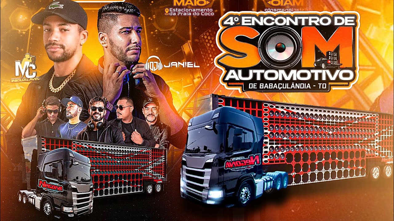 CD 4&deg; ENCONTRO DE SOM AUTOMOTIVO DE BABA&Ccedil;ULANDIA - TO🔺DJ JANIEL E MC INIGUAL&Aacute;VEL 🎤🇧🇷