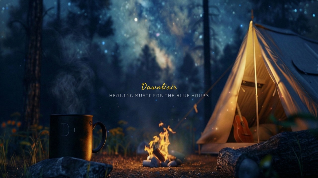 Experience the Magic in 10 Seconds! The Ultimate Camping Vibe BGM with a Warm Campfire