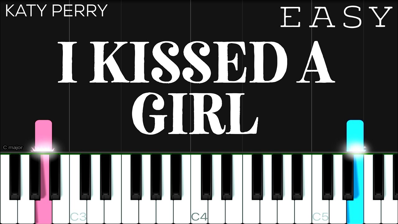Katy Perry - I Kissed A Girl | EASY Piano Tutorial