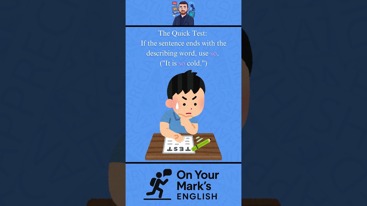 Tuesday Grammar Made Easy | So vs. Such (Adding Emphasis) 