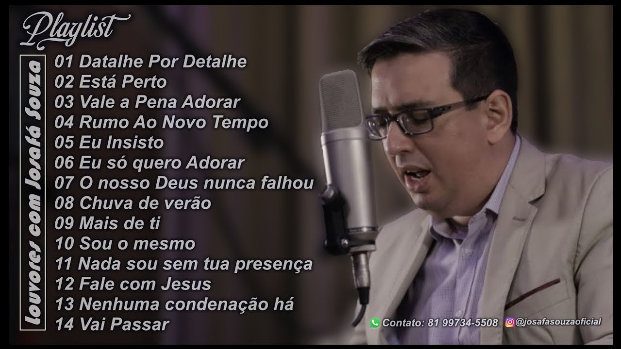 Deus vai falar com você😭🙌🏻Josafá Souza - Detalhe Por Detalhe | Playlist 05 - 1 HORA DE LOUVOR