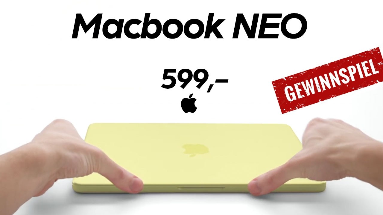 Macbook Neo | Endlich für 599 Euro + Gewinnspiel