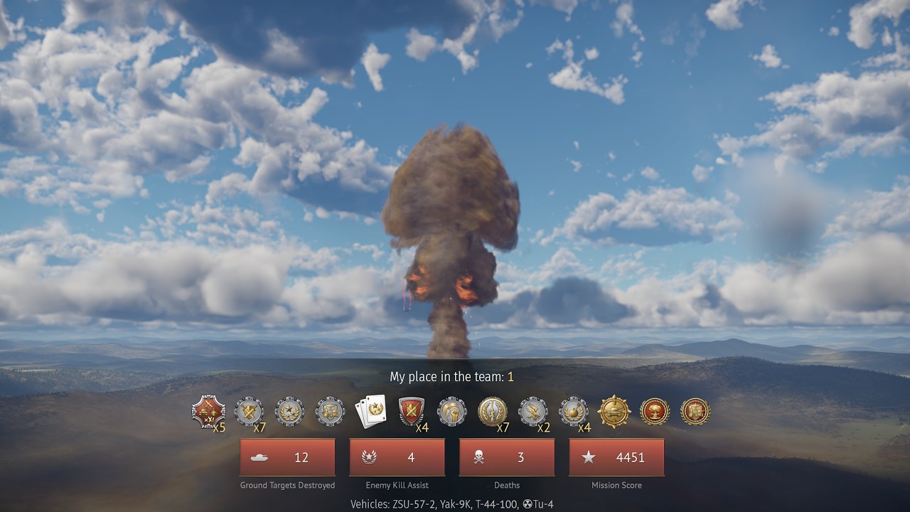 Russia 7.0 || ZSU-57, Yak-9K, T-44-100 Nuke || Carpathians