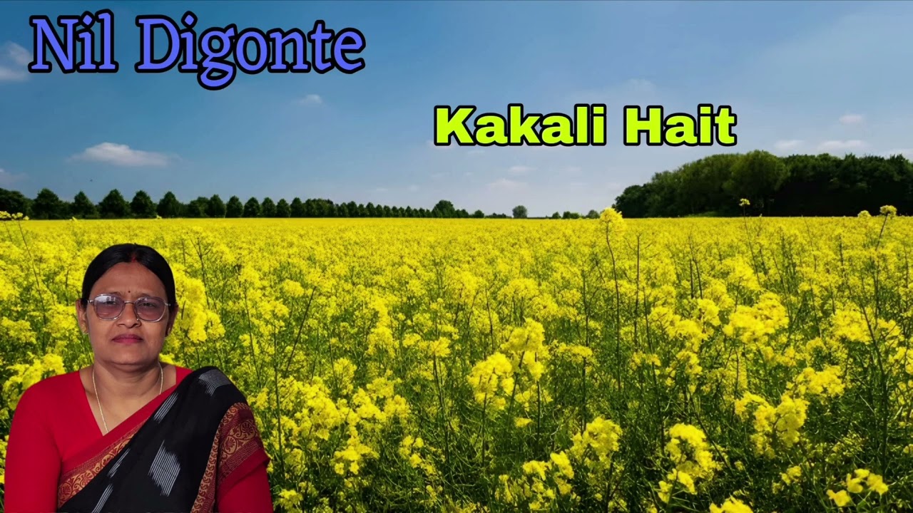 Nil digonte || Rabindra Sangeet ||  By Kakali Hait