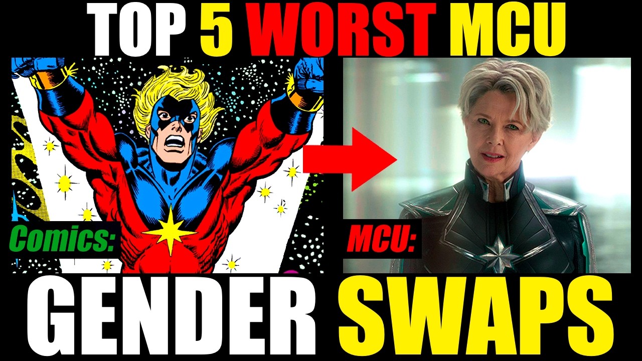 The Top 5 WORST MCU Gender Swaps