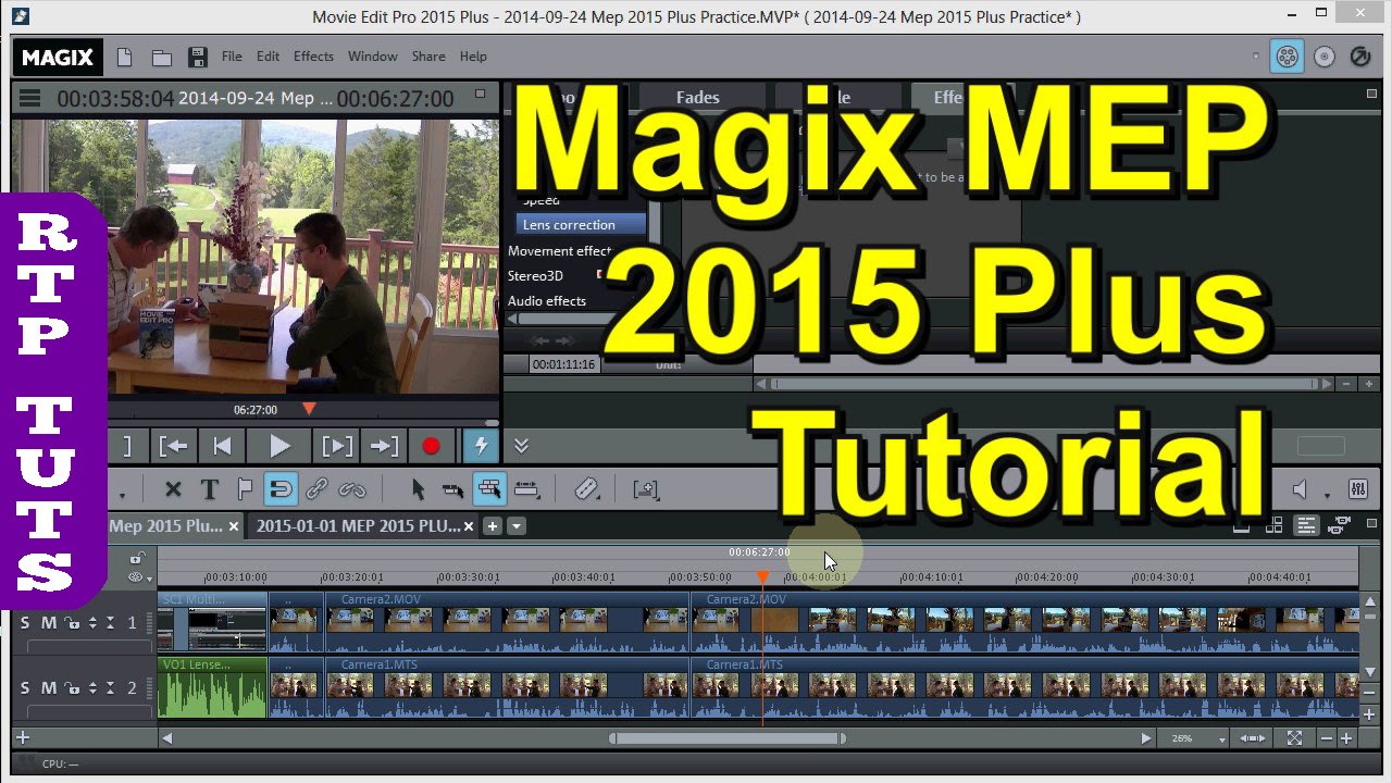Magix Movie Edit Pro 2015 PLUS Tutorial for the Beginner (All steps to make movies)