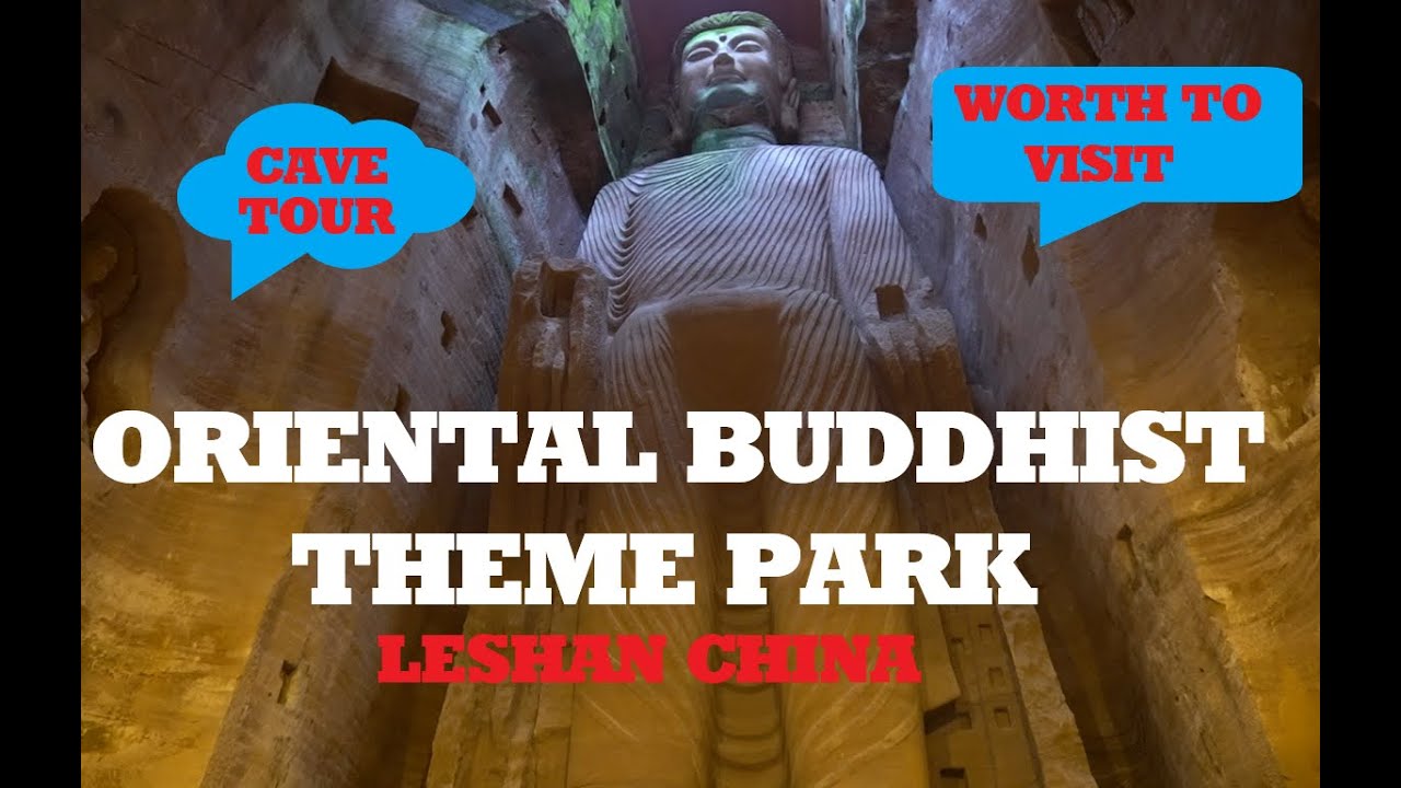 ORIENTAL BUDDHIST THEME PARK|CAVE TOUR|LESHAN CHINA|Elsie in 360