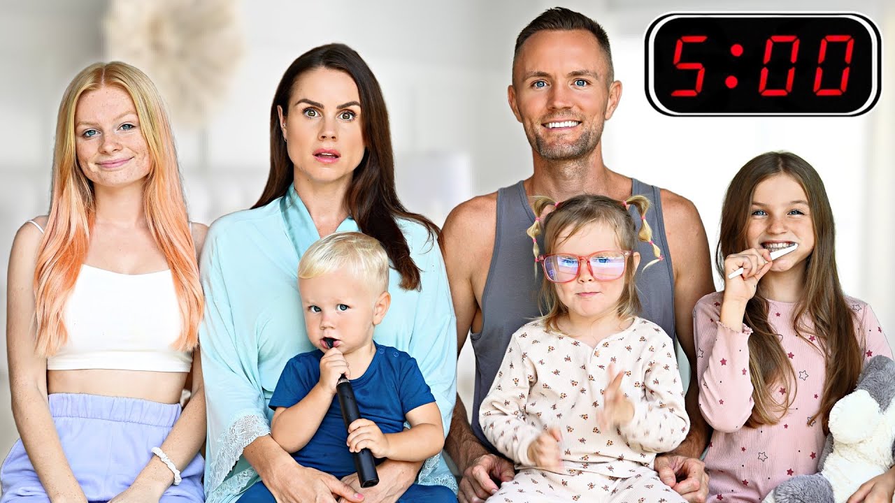 Утренняя рутина для семьи из 6 человек *Коста-Рика* | Family Fizz