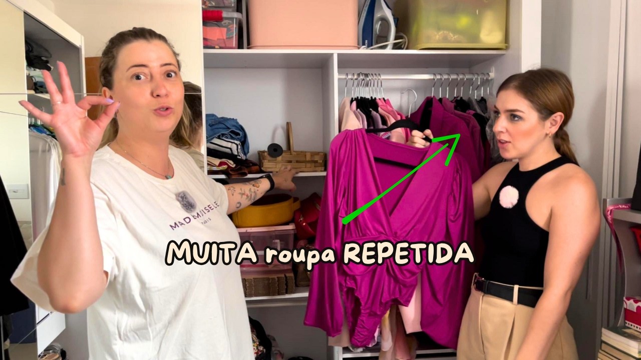 DESTRALHE DE ARMÁRIO ENTUPIDO DE ROUPAS!