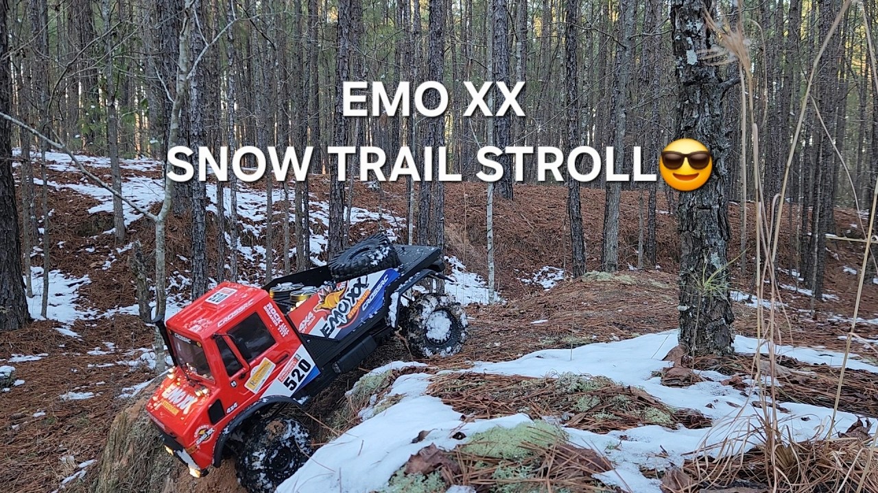 CROSS RC EMO XX snow trail test out at BKS (Best Kept Secret) Trails. All crashes and fails left in!