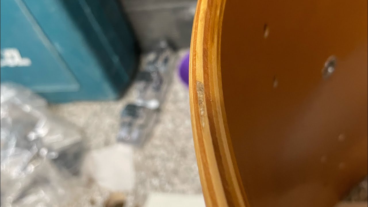 Drum bearing edge repair and scratch removal