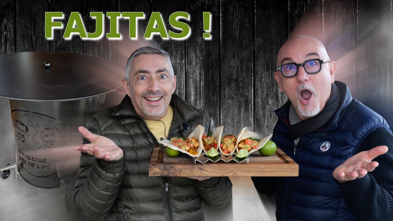 Fajitas au Baril Brasero plancha GrillRost !
