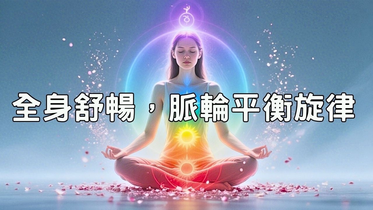 【🌈一聽就全身舒暢】999Hz頻率平衡7個脈輪、光環立即淨化與療愈｜心光饗宴音樂坊🎶