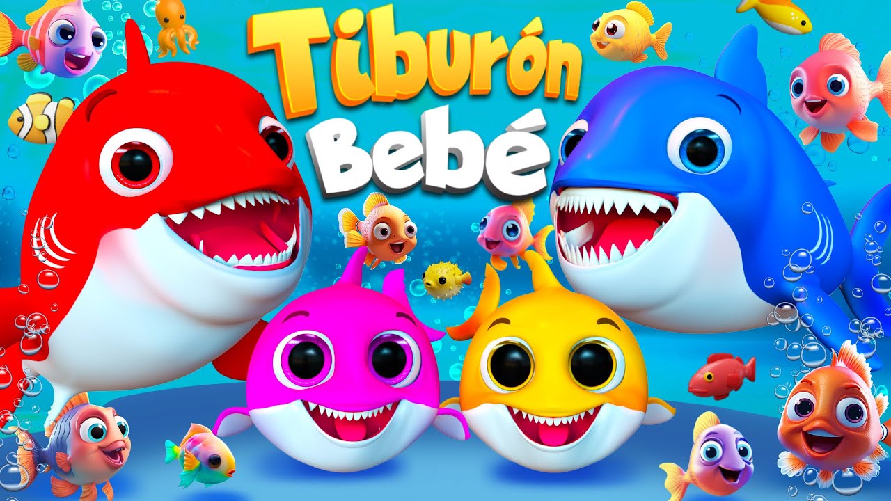 Bebé Tiburón, Los Pollitos Dicen Pio Pio, LA VACA LOLA- Canciones Infantiles #shorts #spain #español