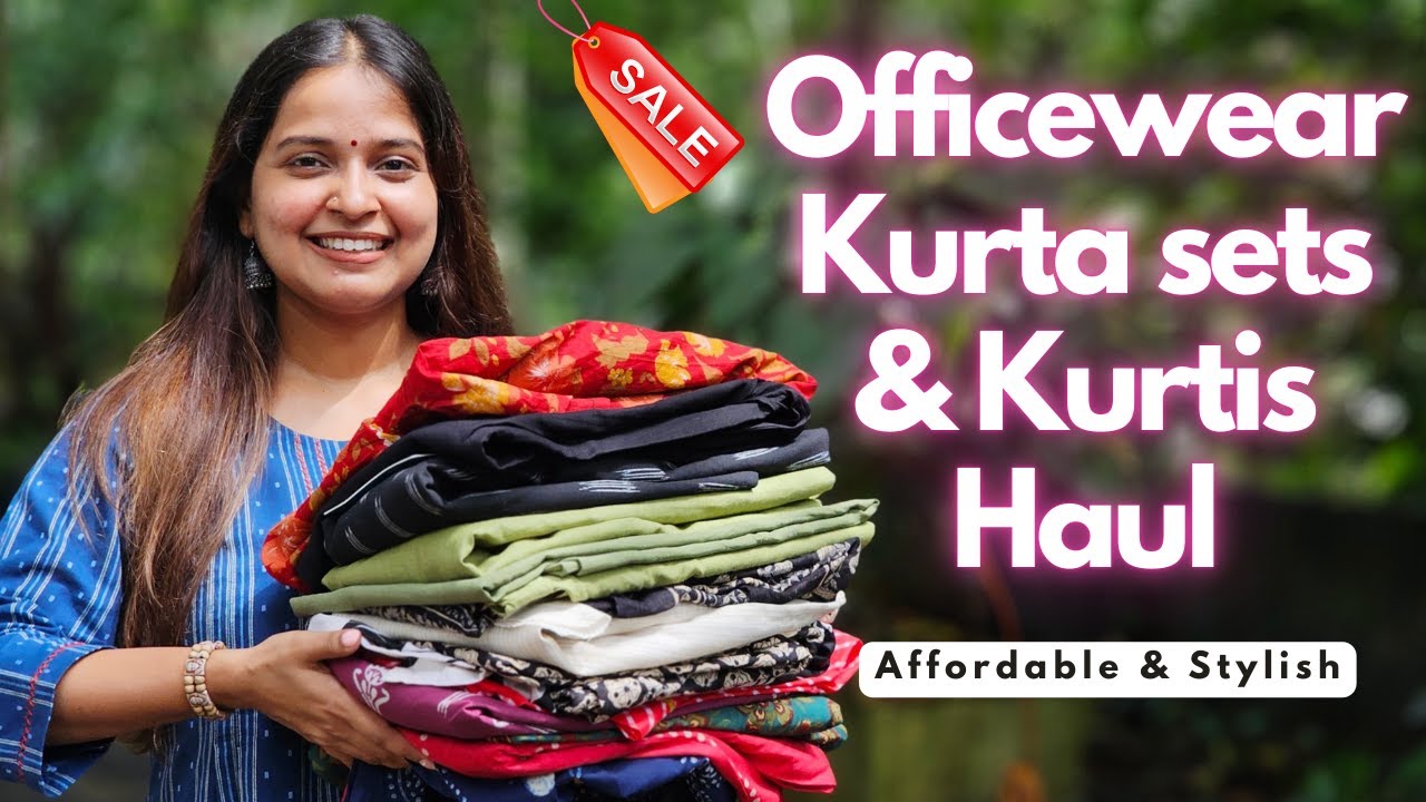 Huge SALE Office wear Kurta Sets, Short Kurtis & Kurtas Haul | After wash review