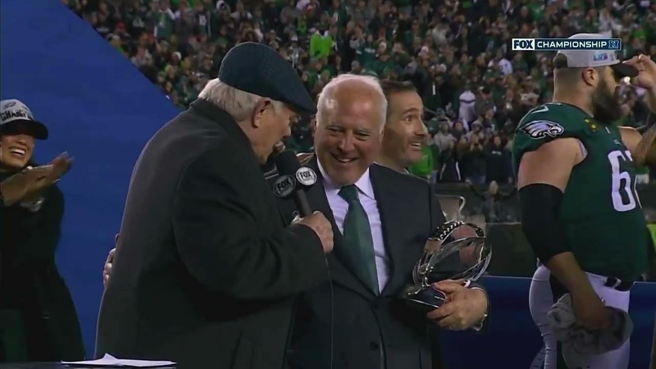 EAGLES ARE 2022 NFC CHAMPIONS - Final 2 Minutes + Trophy Presentation