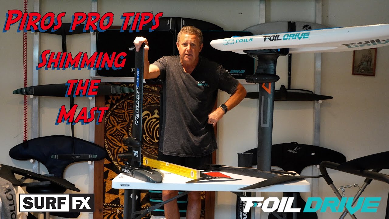 Foil Drive Piros Pro Tip Mast Shimming