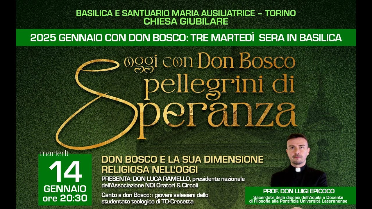 1° incontro dei tre martedì sera con don bosco in basilica | Basilica Maria Ausiliatrice