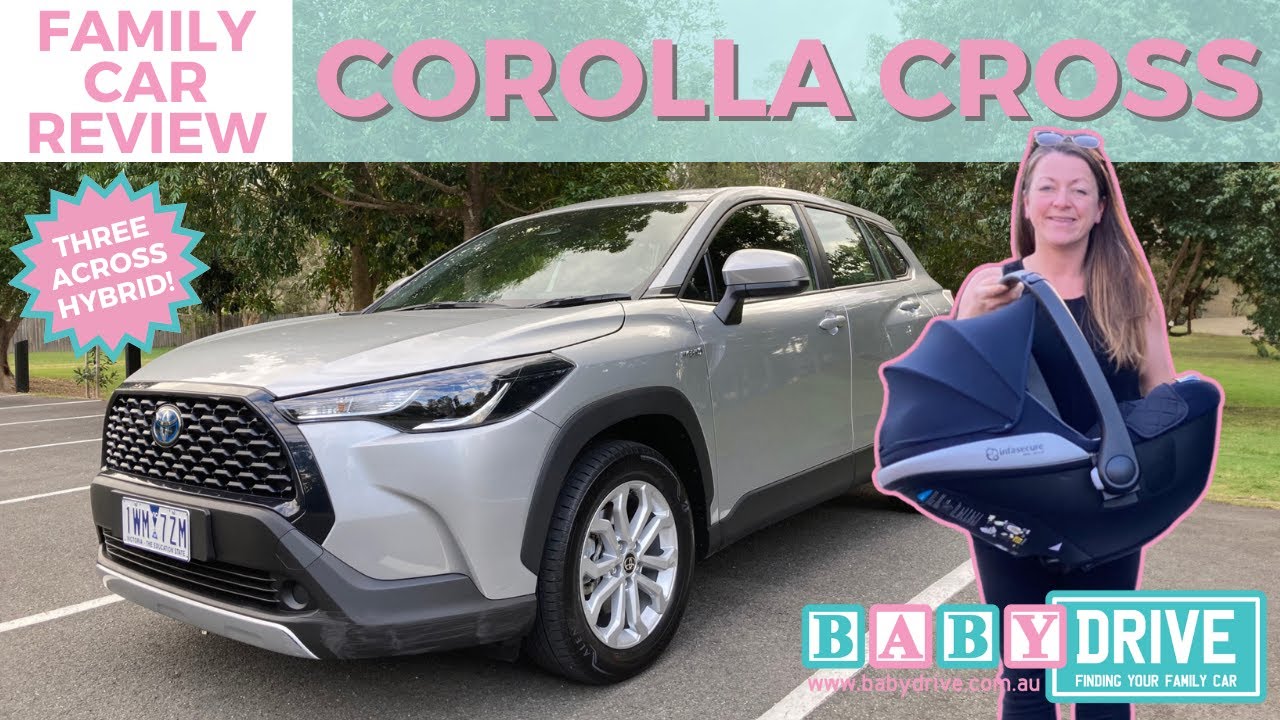 Вмещает 3 детских кресла! Обзор компактного гибридного внедорожника Toyota Corolla Cross 2023 год...