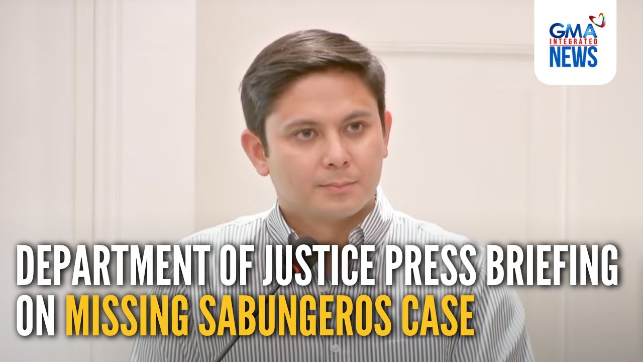 DOJ press briefing on missing sabungeros case (August 7, 2025) | GMA Integrated News