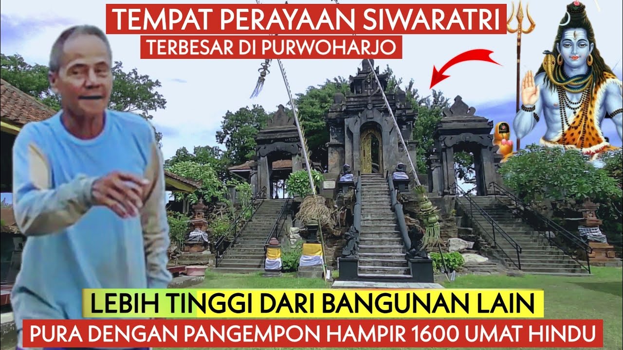 Pangempon Hampir 1600 Umat Hindu! Pura Megah ini Menjadi Tempat Perayaan Siwaratri di Banyuwangi!