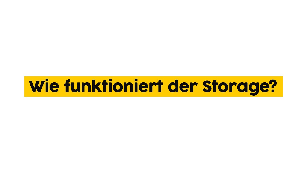 Wie funktioniert der DeepVA Storage?