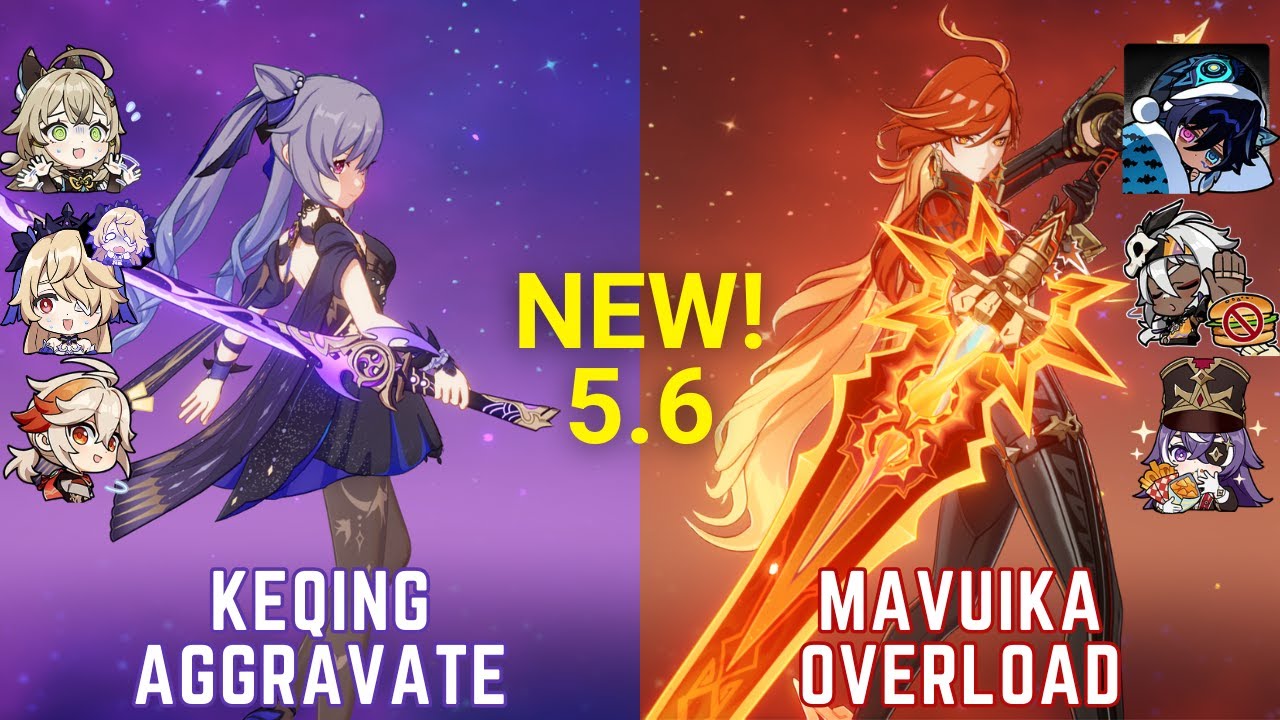 C6 Keqing Aggravate & C0 Mavuika Overload - 5.6 NEW Spiral Abyss Floor 12