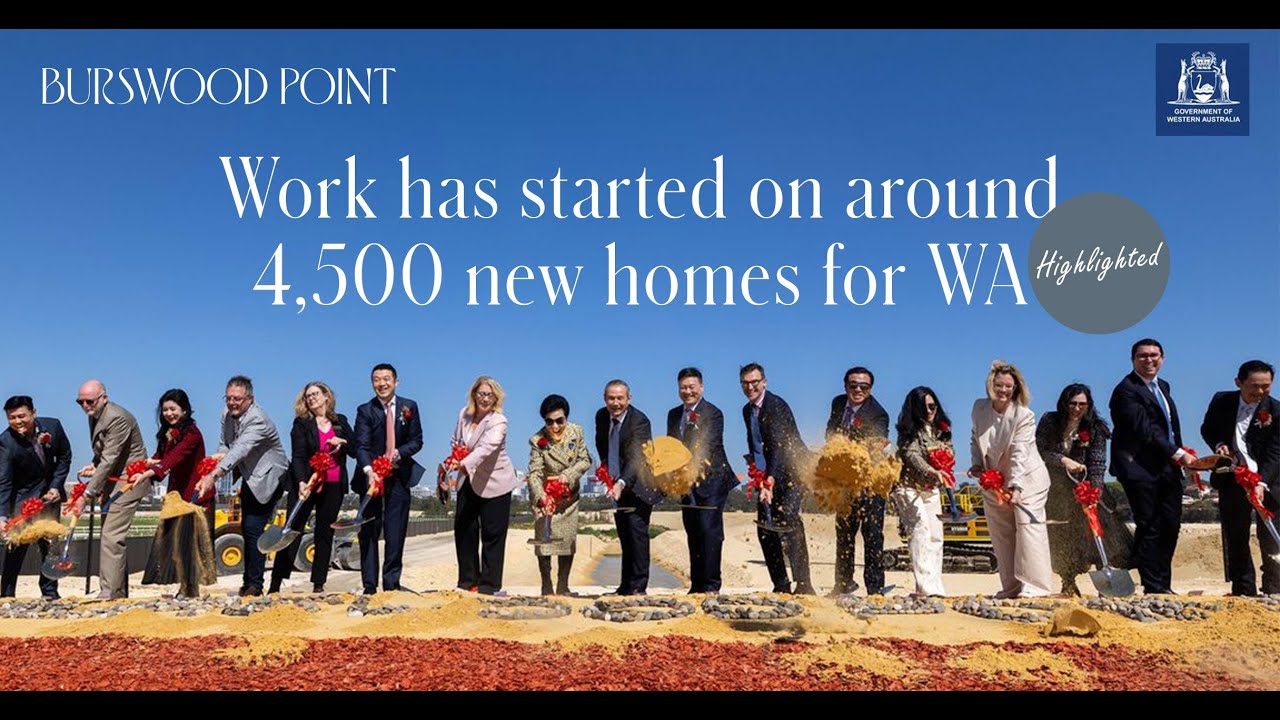 Burswood Point Precinct A | Construction Update - Groundbreaking Highlight -18 Sept 2024