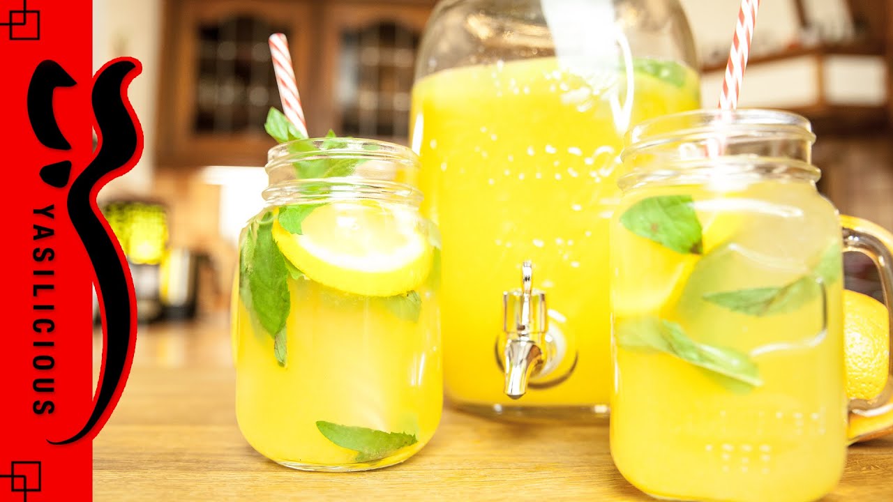 LIMONADE selbst machen – schön erfrischend mit Zitrone, Orange und Minze =)