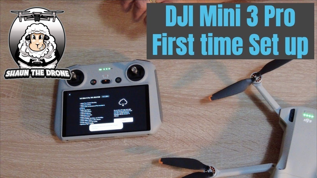 DJI Mini 3 Pro Tutorial First time set-up for RC & Drone #shaunthedrone #djimini3pro