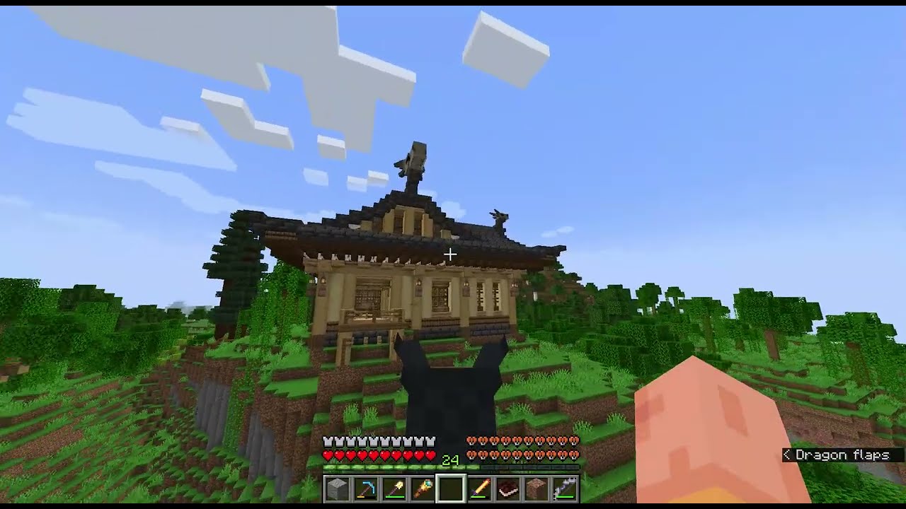 JUST GOT THE DRAGON / minecraft 1 ice and fire