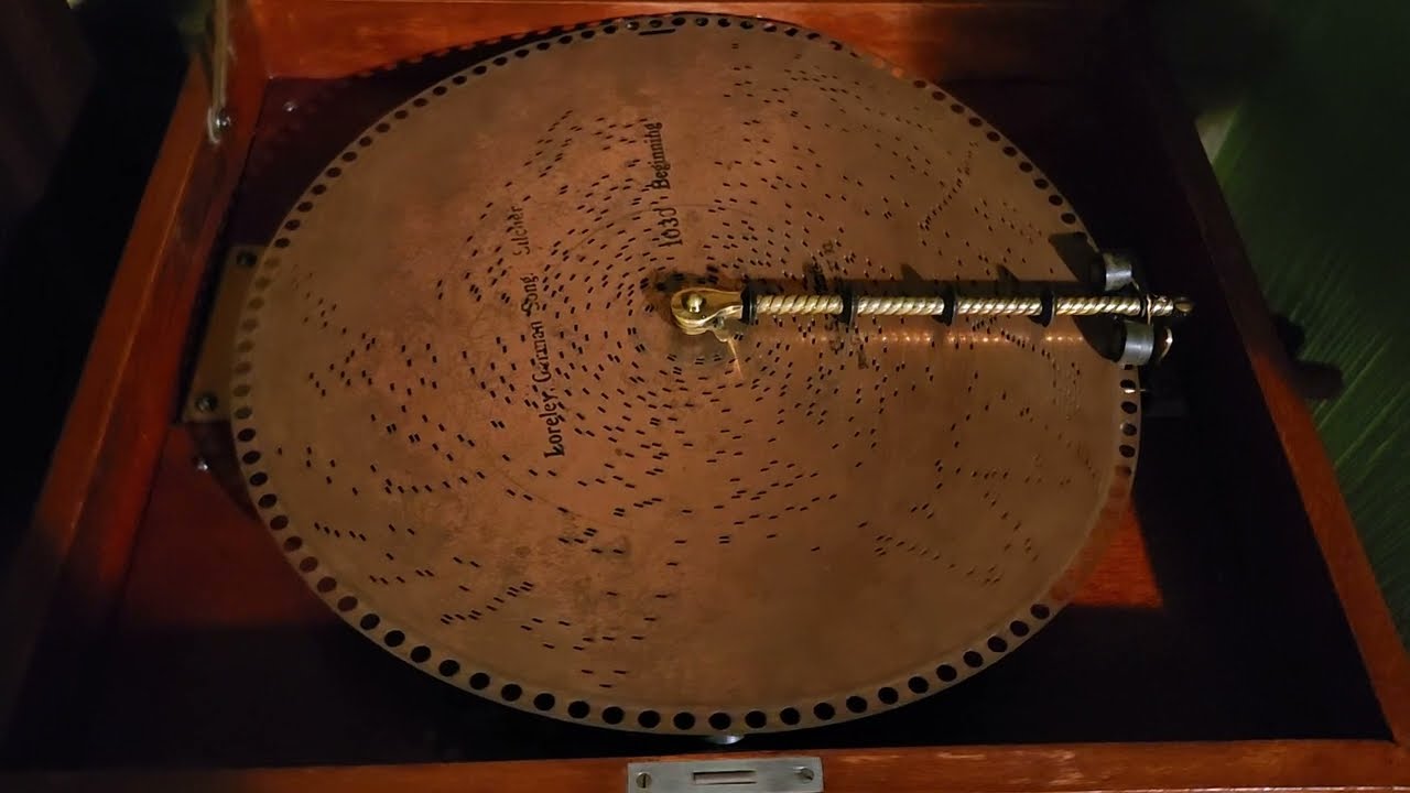 Music box disc Loreley. Regina.