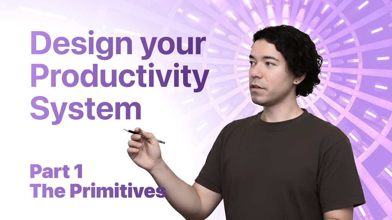 Design Your Productivity System - Part 1 - The Primitives