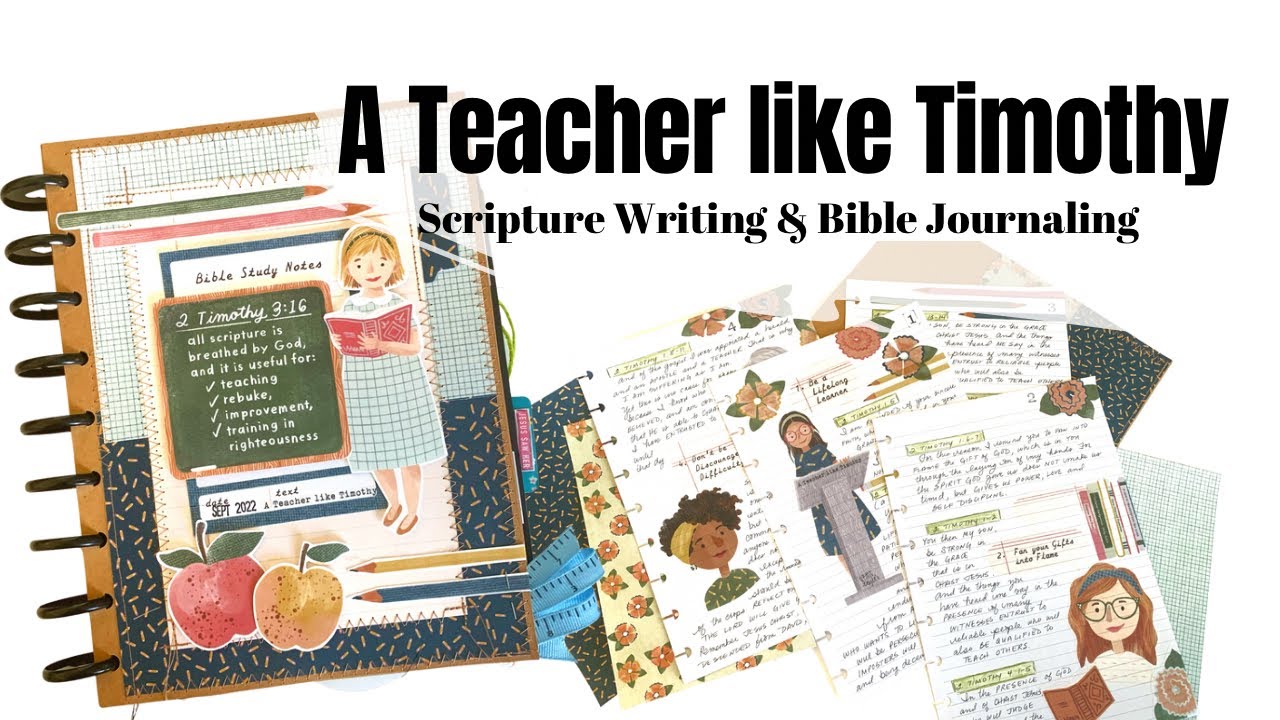 Scripture Writing & Bible Journaling | A Teacher like Timothy